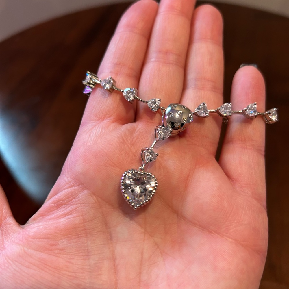 Park Lane ‘Diamond Drop’ Genuine CZ Adjustable Bracelet - Picture 12 of 14